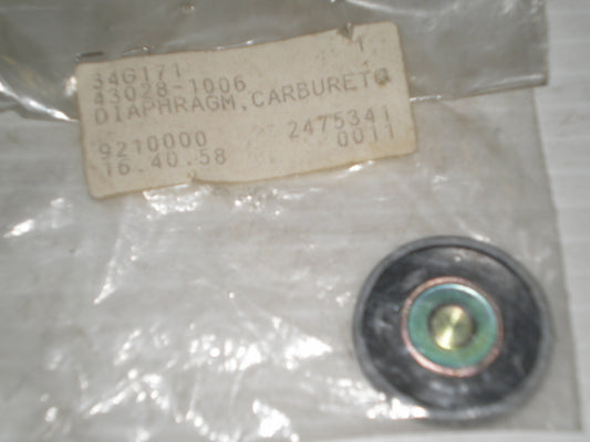 KAWASAKI KLR250  1978-1981  Accelerator Pump Diaphragm  43028-1006