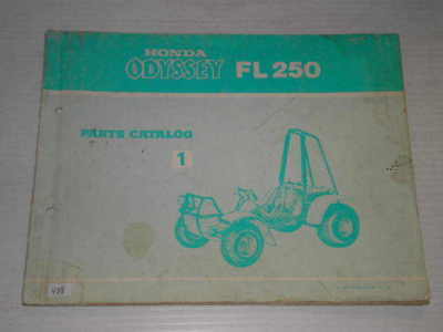 HONDA FL250 Odyssey 1978 Parts Catalogue 1795001 #488