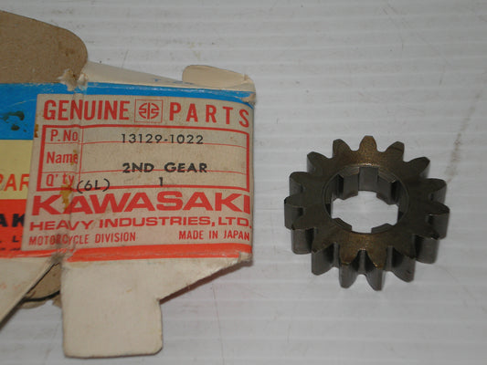 KAWASAKI KL250 KLT200 KLT250 KLX250 KZ200 KZ250 Drive Shaft 2nd Gear 13129-1022
