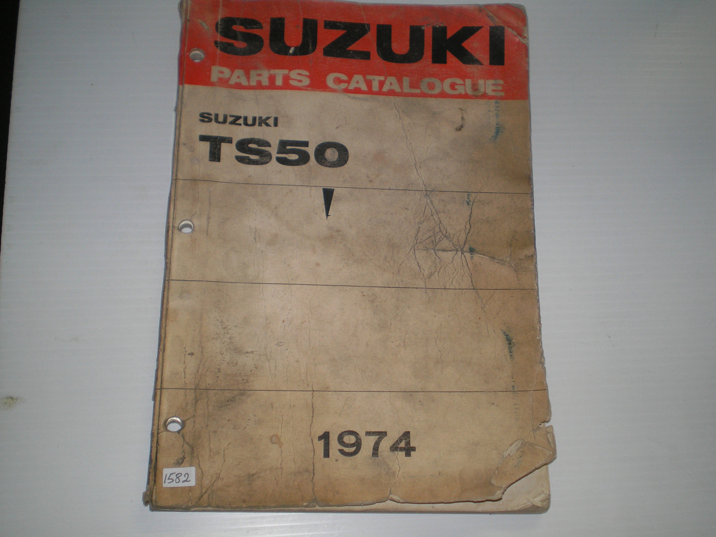 SUZUKI TS50  R/J/K/L  Gaucho  1974   Parts Catalogue   #1582