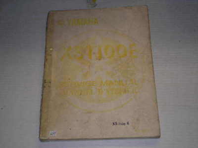 YAMAHA XS1100E  XS1100 E 1978  Service Manual  2H7-28197-10  LIT-11616-00-81   #637