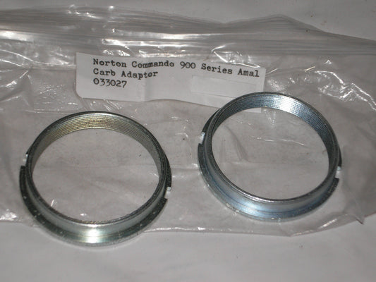 NORTON Commando 900 Series Amal Carburator Adaptor 033027