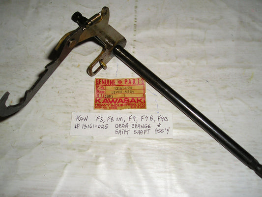 KAWASAKI F8 F9 F81 Gear Change & Shift Shaft Assembly 13161-025