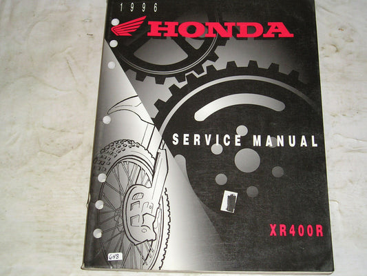 HONDA XR400 R 1996  Service Manual   61KCY00  #648