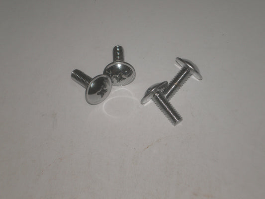 Yamaha & Suzuki Chrome Oval Head Phillips Fairing & Body Work Mounting Screws  Set/4  5 x 10 mm