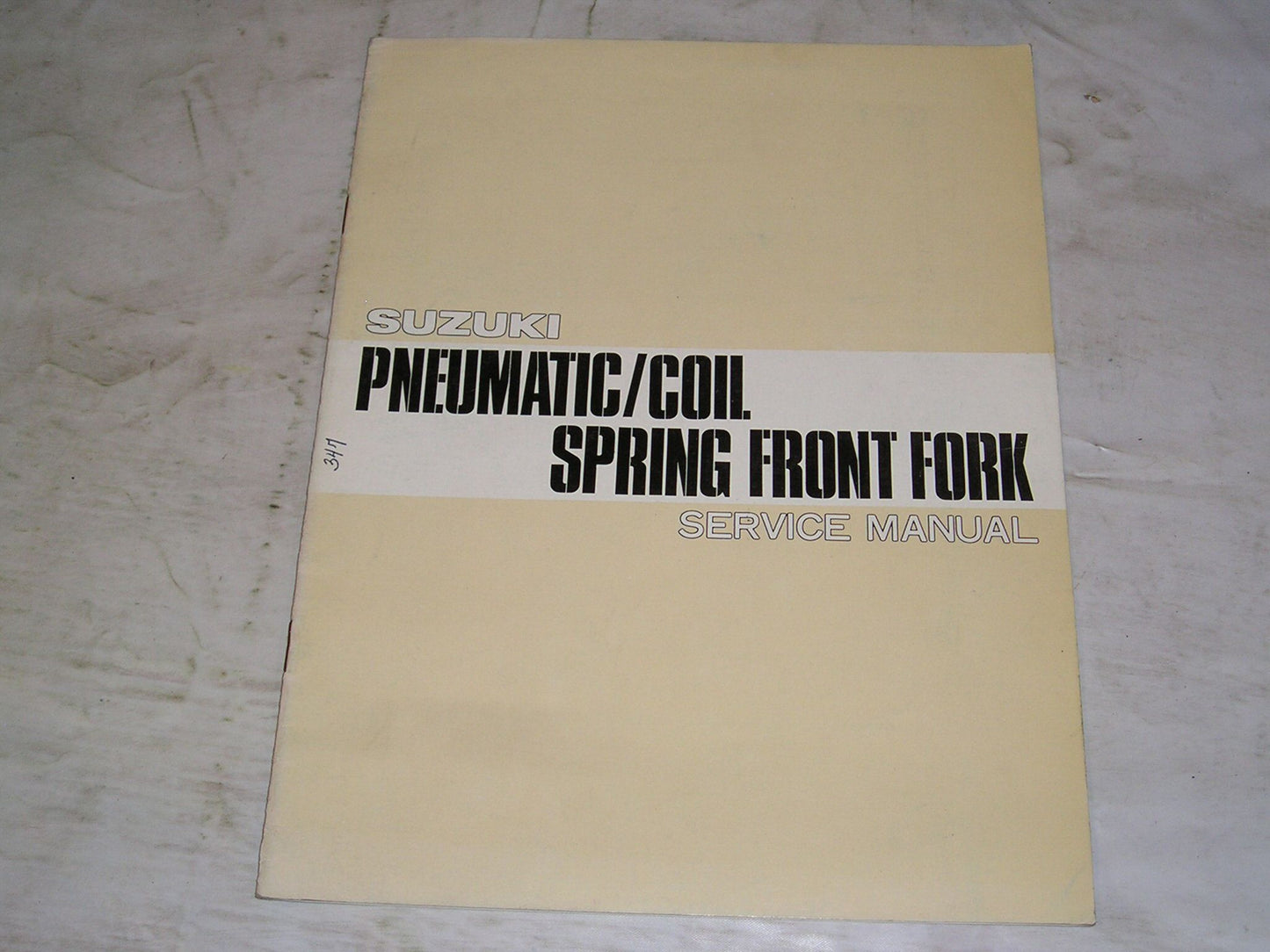 SUZUKI Pneumatic Coil Spring Front Fork 1977 Service Manual  SR-0010  #347