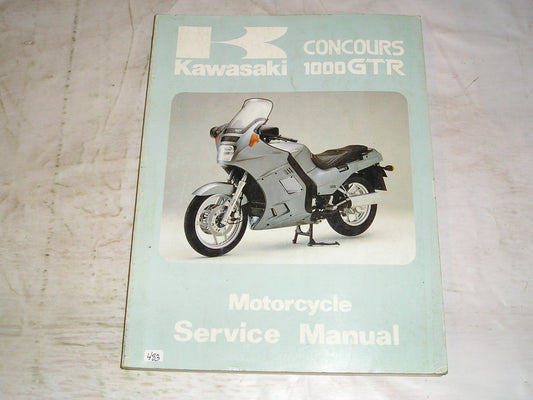 KAWASAKI GTR1000 A1 ZG1000 A1 1986 Service Manual  99924-1065-01  #483