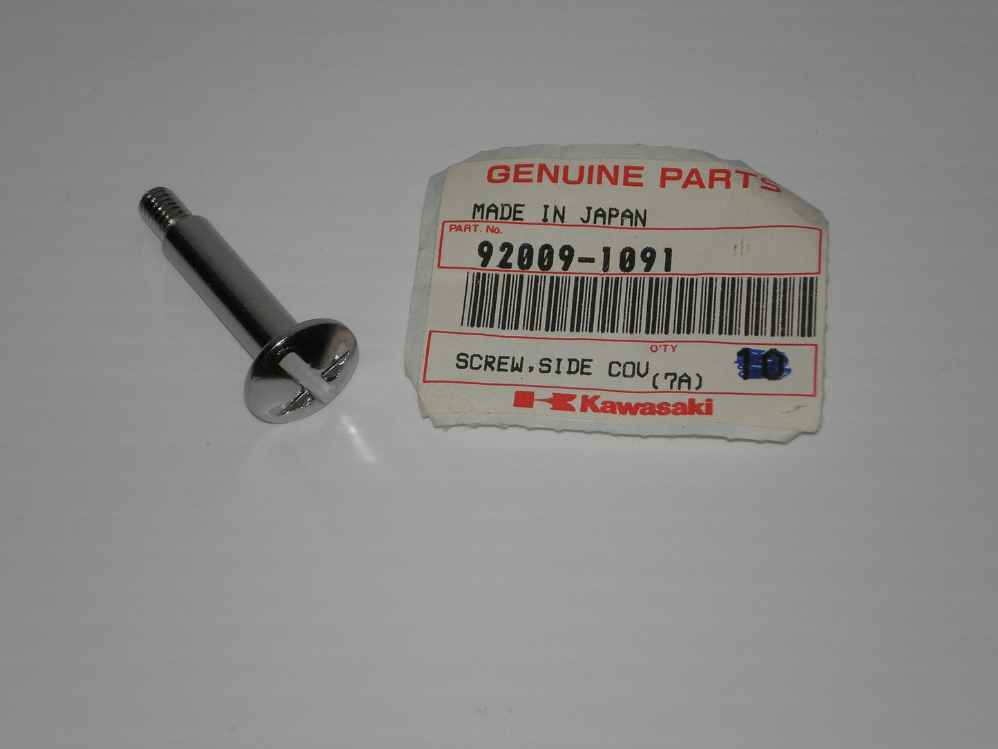 KAWASAKI KE100 KE125 KH100 VN700 VN750 Side Cover Screw 92009-1091