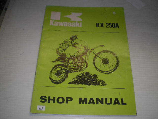 KAWASAKI KX250A  KX250 A 1975  Shop / Service Manual  99997-717  #812