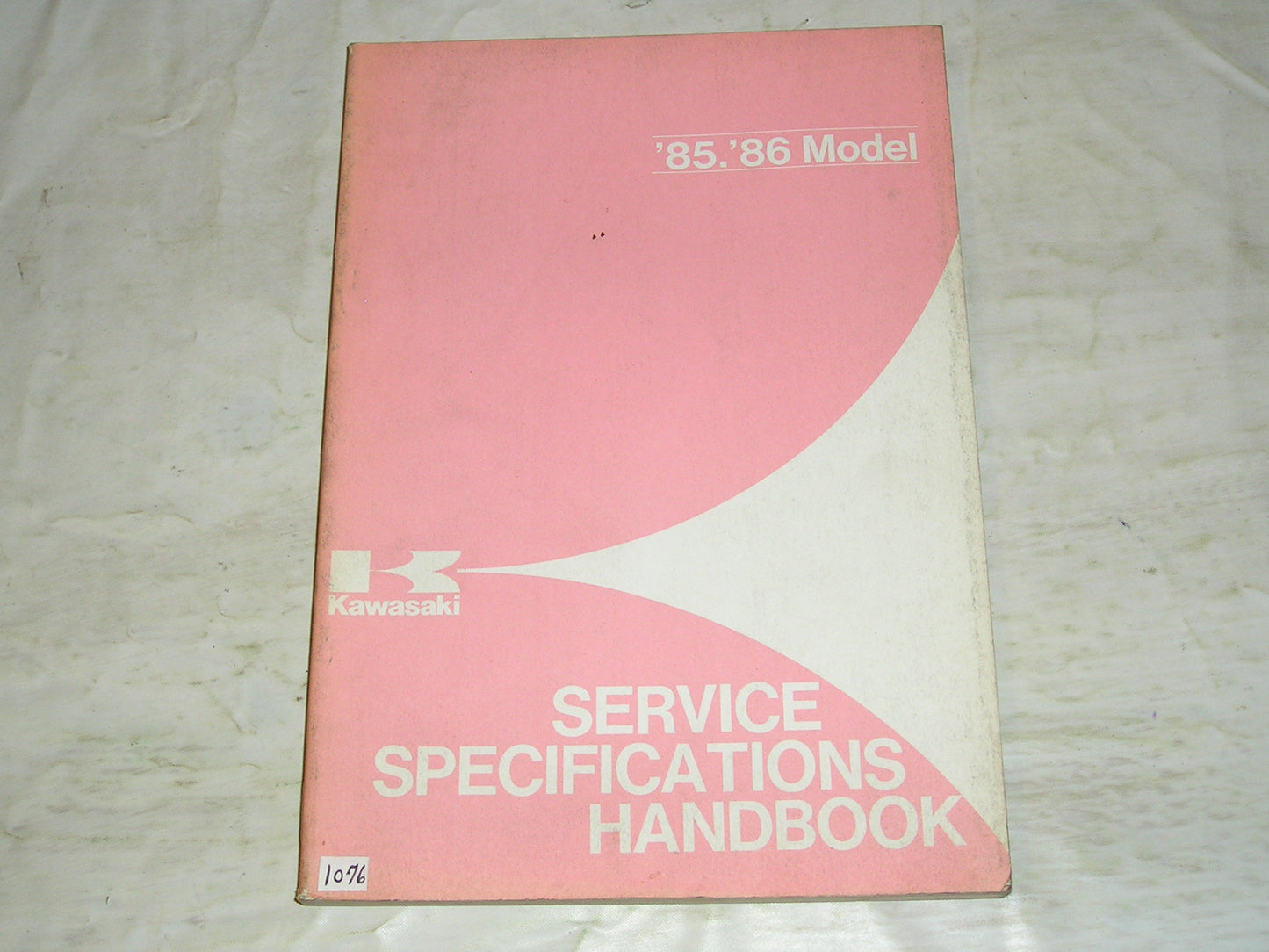 KAWASAKI 1985-1986  Models  Service Specifications Handbook / Manual  99926-1010-01  #1076