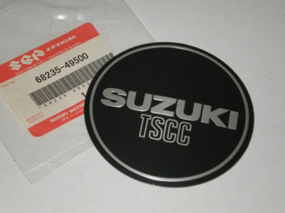 SUZUKI GS300 GS750 GS1100 GSX750 Contact Breaker Cover Emblem 68235-49500