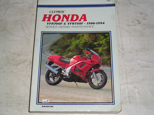 HONDA VFR700 VFR750 F FII 1986-1994 Clymer Service Manual M458  #609