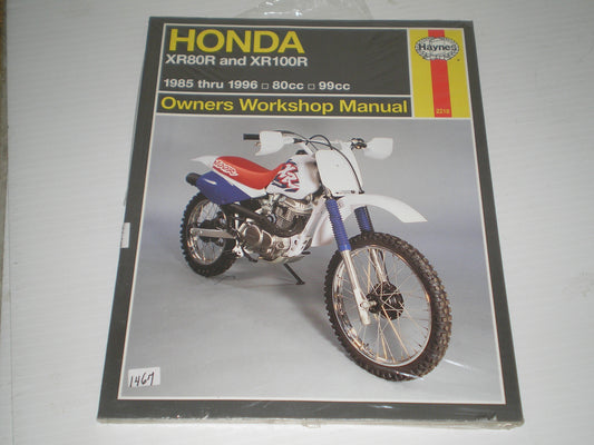 HONDA XR80R  XR100R 1985-1996  Haynes Workshop Manual 2218  #1467