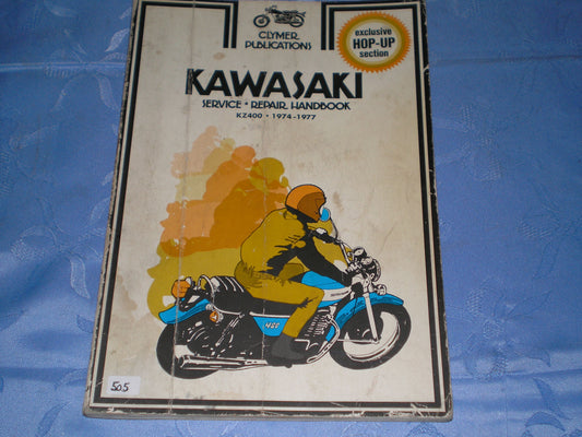 KAWASAKI KZ400 1974-1977  Clymer Service Manual M355   #505