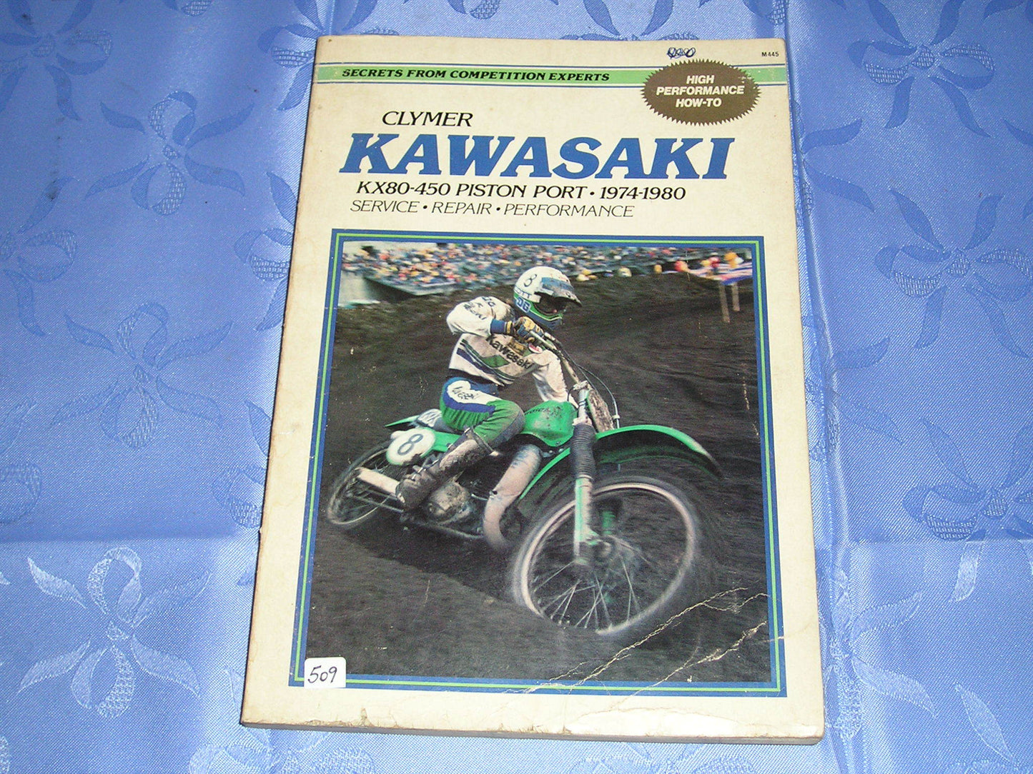 KAWASAKI KX80 KX125 KX250 KX400 KX420 KX450 1974-1980 Clymer Service Manual M445  #509