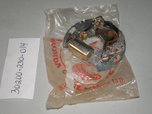 HONDA CD125 CL125 SS125 Point Plate & Condenser 30200-230-014 / 30201-230-014 / 30201-230-003