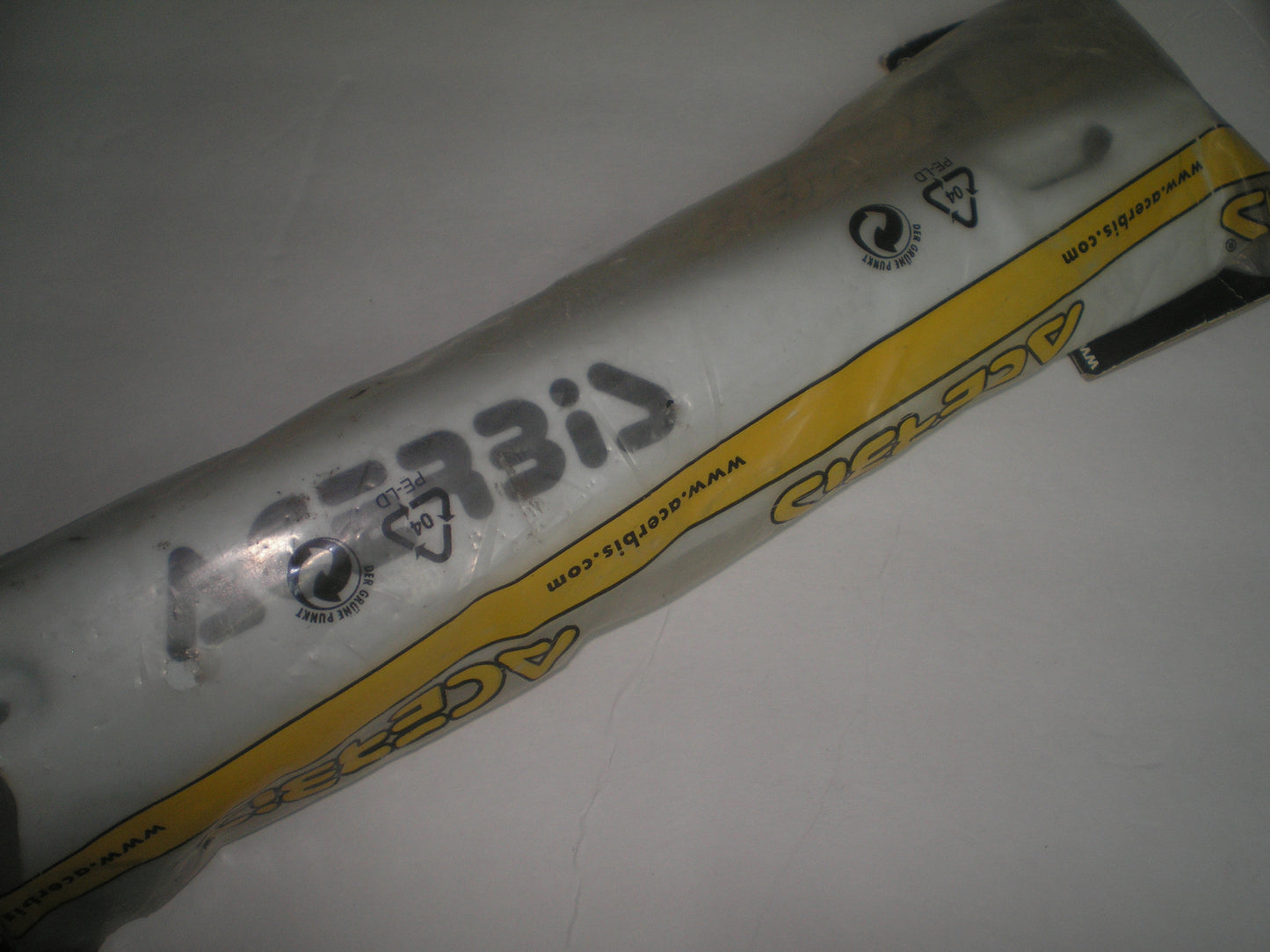 SUZUKI RM125 RM250  White Front Left Lower Fork Cover   Acerbis # 22-5230-06