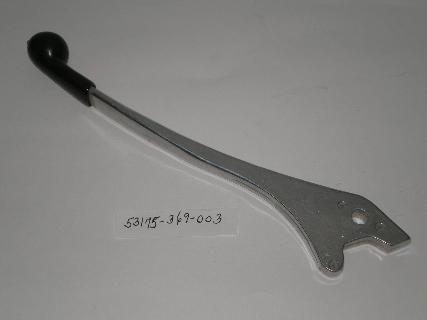 HONDA CB350 CB360 CB400 CB450 CB500 CB550 CB750 GL1000 MT125 Standard R/H Polished Aluminum Brake Lever with Vinyl End Cap 53175-300-020 / 53175-369-003