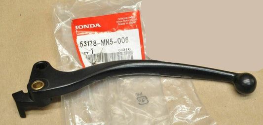 HONDA CB1000 CBR1000 GL1500 VF700 VF750 VT800 VT1100 VTX1800 Factory Black Clutch Lever 53178-MN5-006 / 53178-MJ0-921 / 53178-MZ0-760