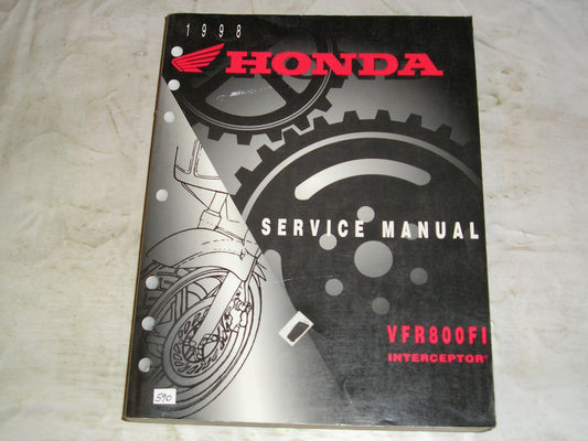 HONDA VFR800 F1 Interceptor 1998 Service Manual 61MBG00 #590