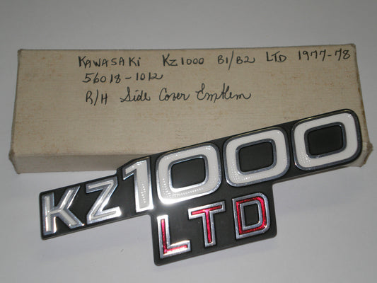 KAWASAKI KZ1000 LTD Frame / Side Cover Emblem 56018-1012