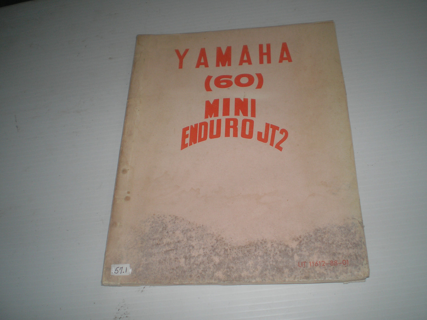 YAMAHA 60  JT2  Mini Enduro 1972  Service Manual  11612-88-01  #57.1