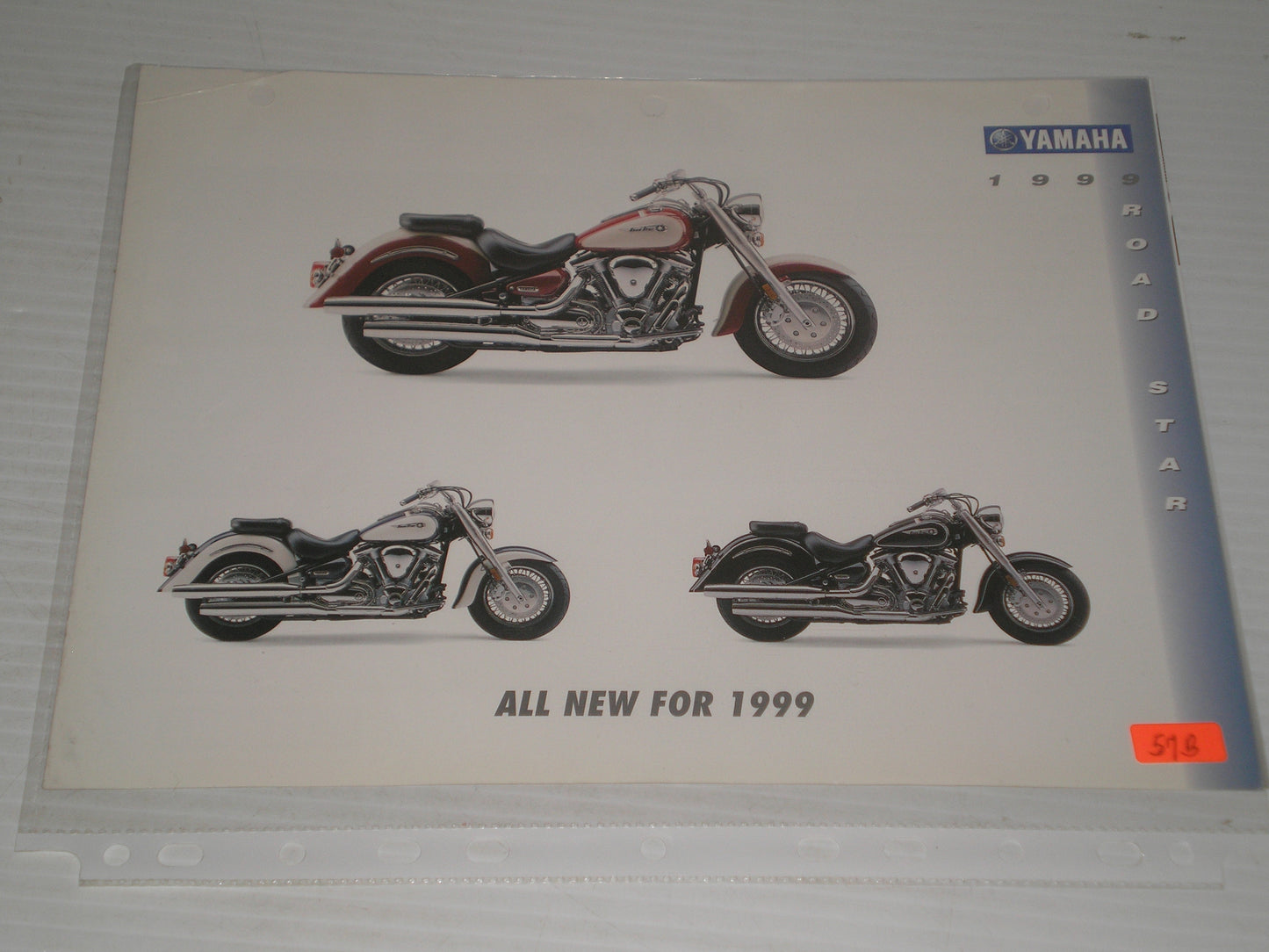 YAMAHA 1999 ROAD STAR  MOTORCYCLE SALES BROCHURE  57B