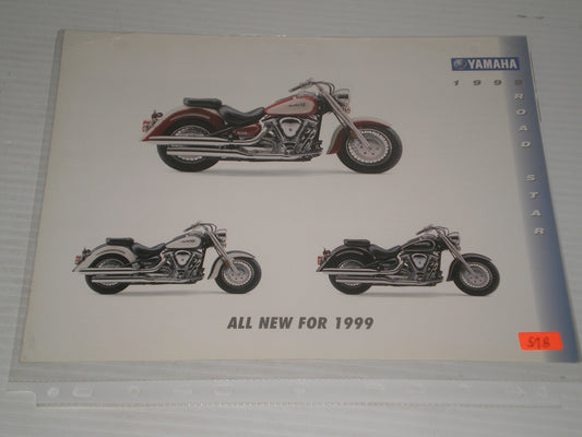 YAMAHA 1999 ROAD STAR MOTORCYCLE SALES BROCHURE 57B