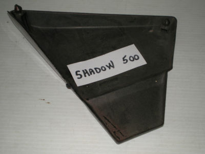 HONDA VT500 Shadow 500 R/H Frame Side Cover ( Burgundy )