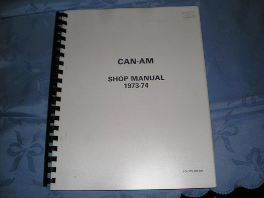 CAN-AM CANAM TNT & MX-1 1973-1974 Shop Manual 735 008 001 #429
