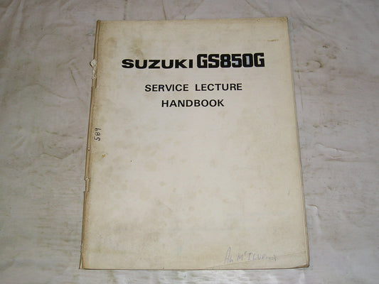 SUZUKI GS850 G  1979 Service Lecture Handbook  #589