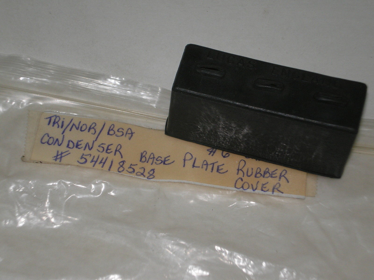 LUCAS Triumph Norton BSA Condenser Base Plate Rubber 54418528