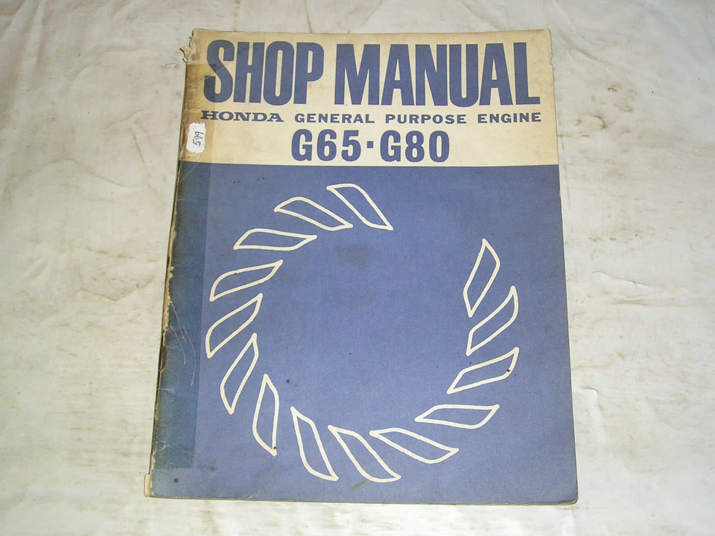 HONDA G65  GS65  G80 1976  General Purpose Engine Service Manual  6287301  #599