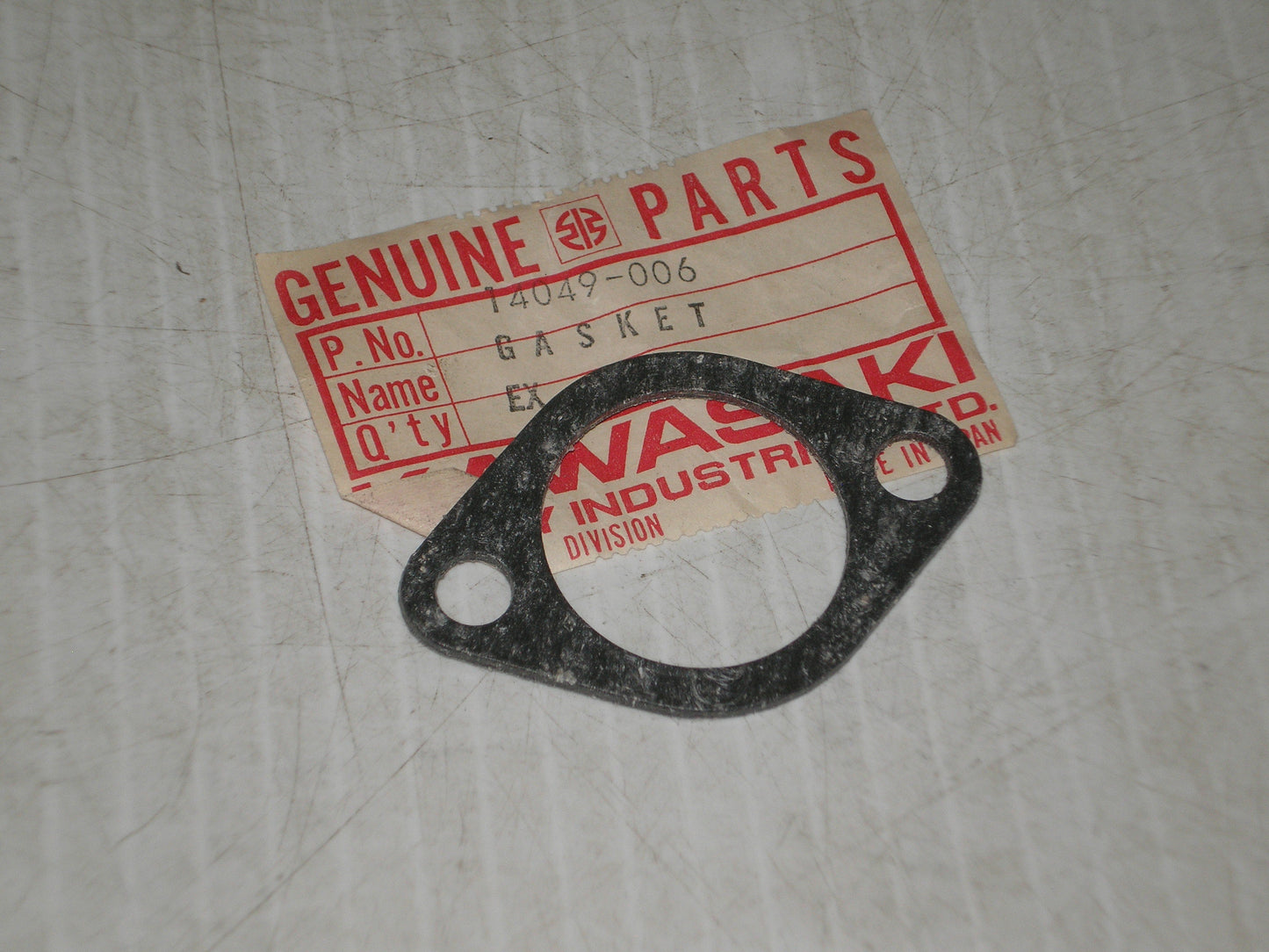 KAWASAKI KD175 KE175 1976-1979 Fuel Drain Gasket 14049-006