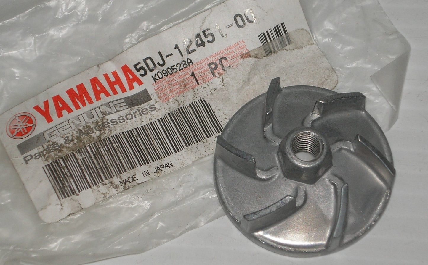 YAMAHA WR250 WR400 WR426 WR450 YFZ450 YZ250 YZ400 YZ426 YZ450 Water Pump Impeller 5DJ-12451- 00