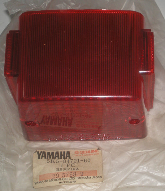 YAMAHA XJ550 XJ650 XJ750 XV500 XV750 XV920 Factory Tail Light Lens  5K5-84721-60