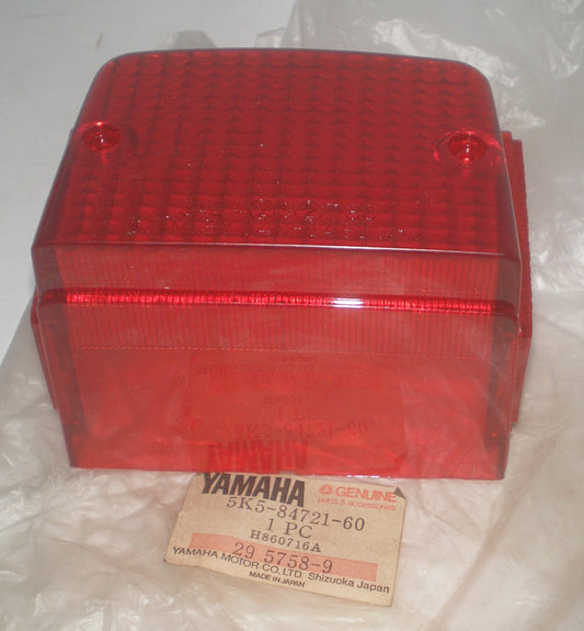 YAMAHA XJ550 XJ650 XJ750 XV500 XV750 XV920 Factory Tail Light Lens  5K5-84721-60