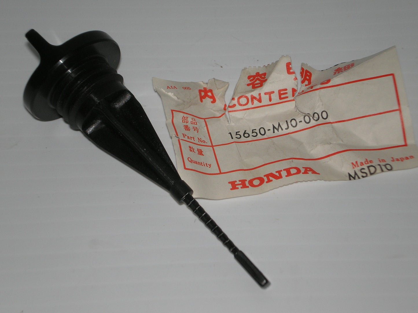 HONDA CB700 NT650 Engine Oil Level Dip Stick 15650-MJ0-000 / 15650-MN8-000