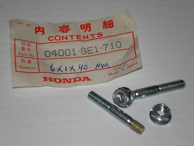 HONDA CH80 CH100 Exhaust Studs & Nuts Set/2 04001-GE1-710