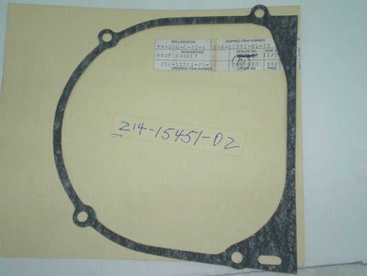 YAMAHA DT1 DT2 DT3 RT1 RT2 RT3 YZ250 YZ360 L/H  Crankcase Cover Gasket  214-15451-02 / 214-15451-09