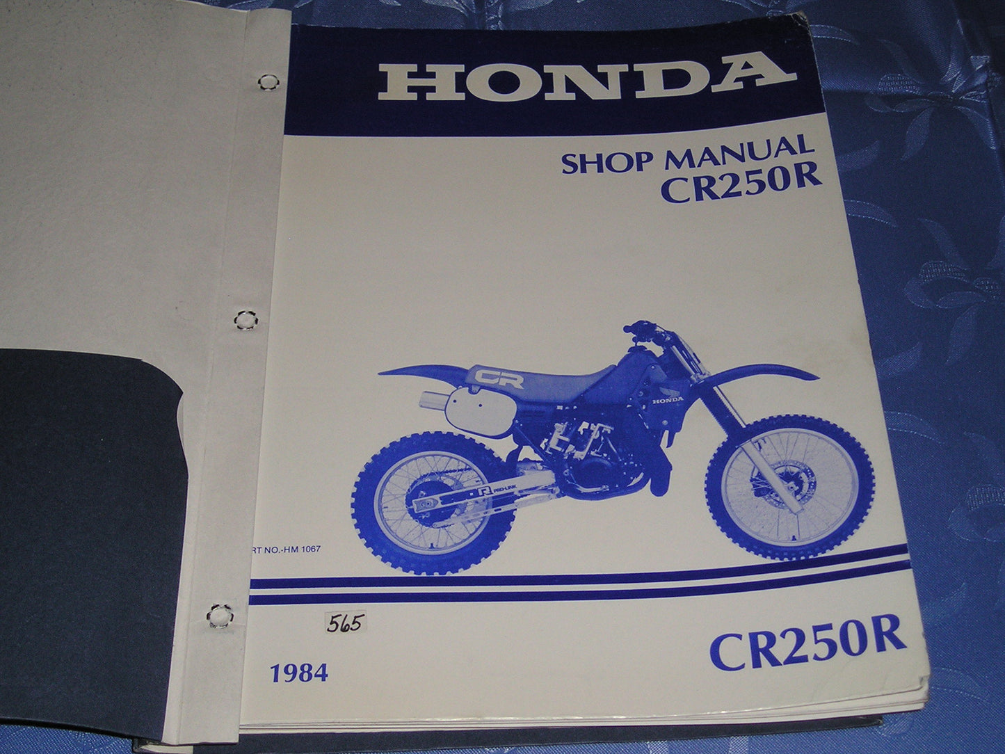 HONDA CR250 R CR250R  1984  Shop Manual HM-1067  #565