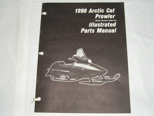 ARCTIC CAT Snowmobile Prowler 1990 Parts M, #S38