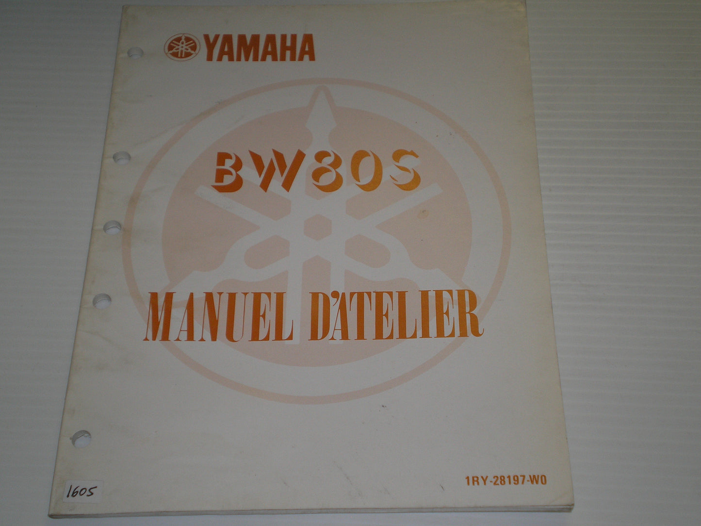 YAMAHA BW80 S  Big Wheel 1986  Manuel d'atelier  1RY-28197-WO   #1605