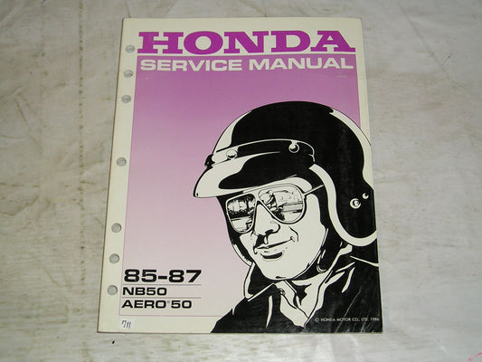 HONDA NB50 Aero 1985-1987 Service Manual  61GN202  #711