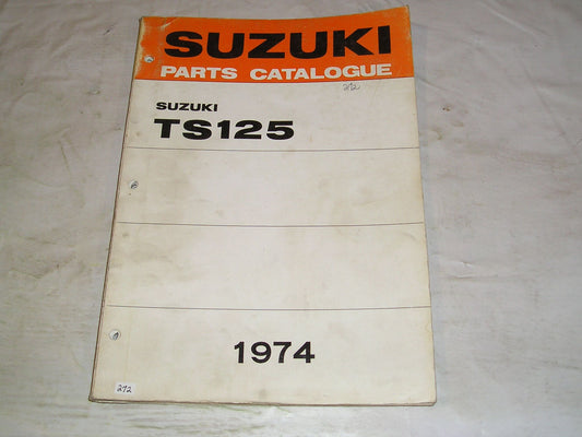 SUZUKI TS125  R J K L 1974  Factory Parts Catalogue  #272