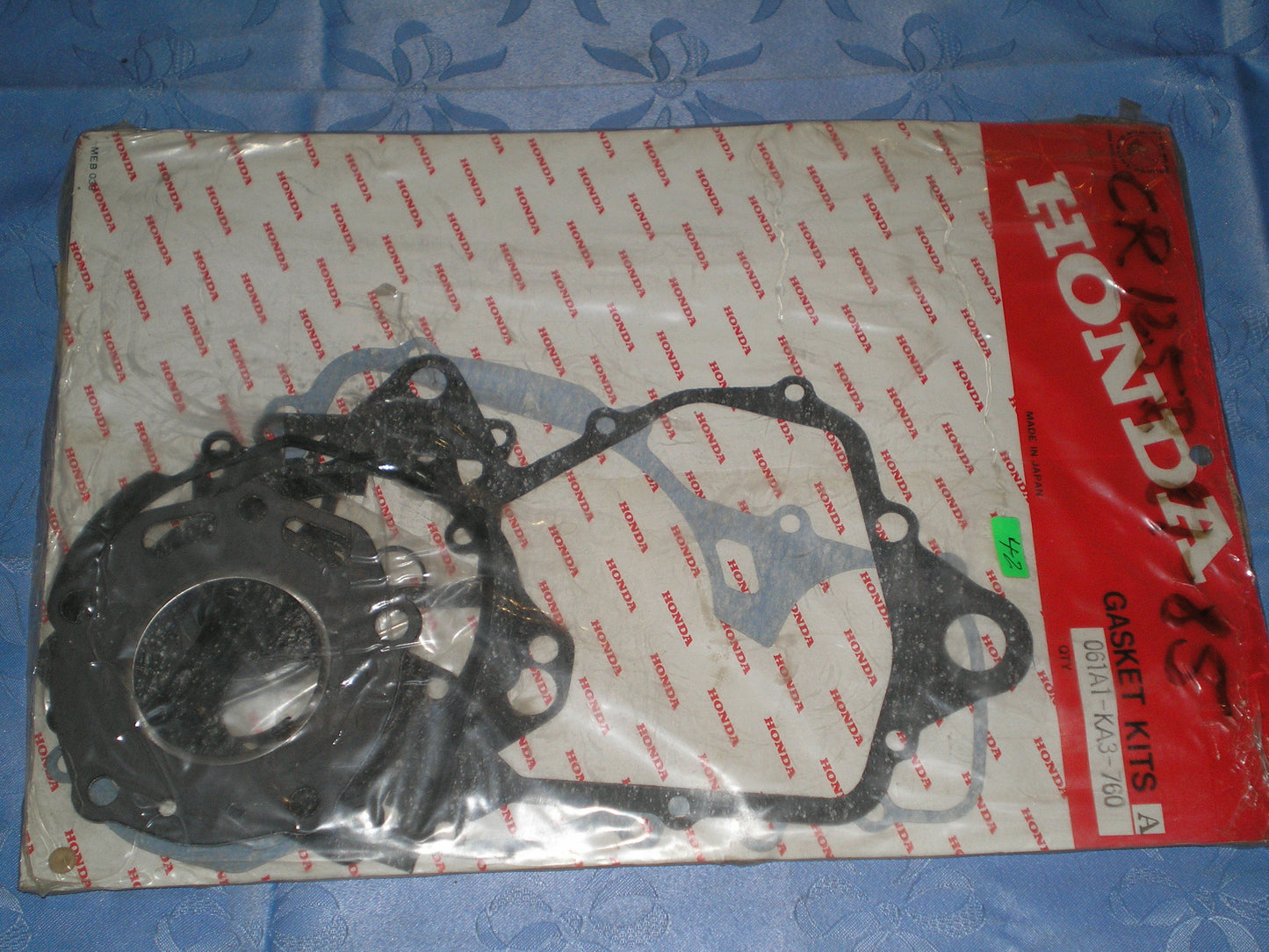 HONDA CR125 1985 AHRMA Complete Gasket Set 061A1-KA3-760 #42.1