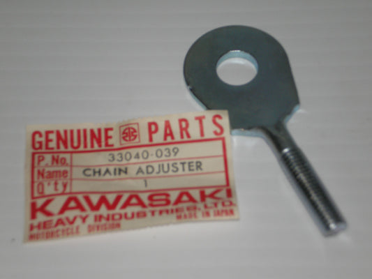 KAWASAKI G4 KV100 Rear Wheel R/H Chain Adjuster 33040-039