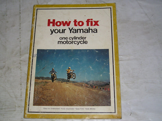 YAMAHA One Cylinder  1967 on  How to fix your Yamaha Workshop Manual  MC-1YAM   #706