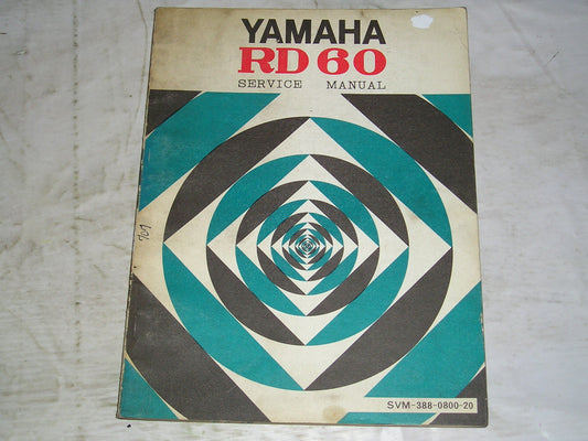 YAMAHA RD60 1973 Service Manual SVM-388-0800-20 #707