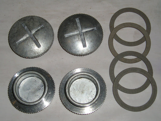 TRIUMPH T100 500 T120 TR6 650 Rocker Box Covers / Cap Set/4 70-4610 704610